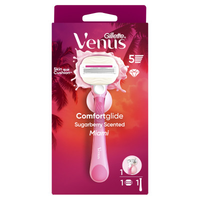Бритва Gillette Venus Comfortglide Sugarberry Scented Miami з 1 змінним картриджем (8700216674195) Вінниця - фото 2