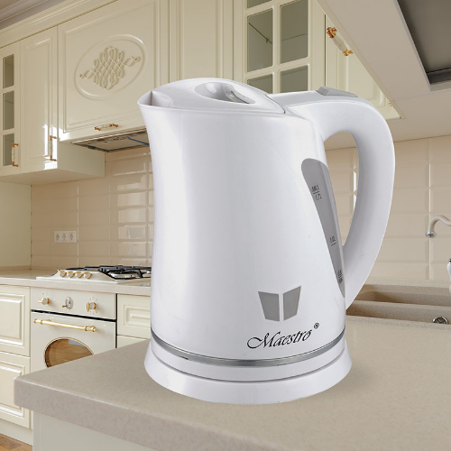 Електрочайник 1,7л 2000W (диск) білий MR-038-WHITE Maestro Житомир