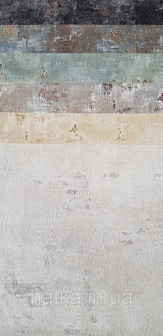 Шпалери вінілові на флізеліні AS creation Della Natura 1.06Х10 під штукатурку під бетон сірі білі сріблясті Київ - фото 6