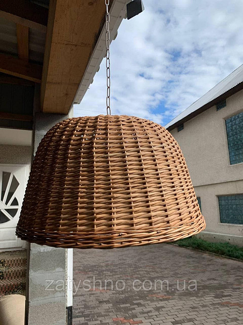 Люстра плетеная подвесная из лозы Киев - изображение 4