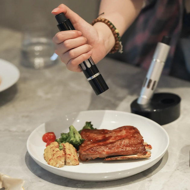 Набір ручних млинів подрібнювачів для солі і перцю спецій механічний 2 в 1 ML-0001 Біла Церква - фото 4