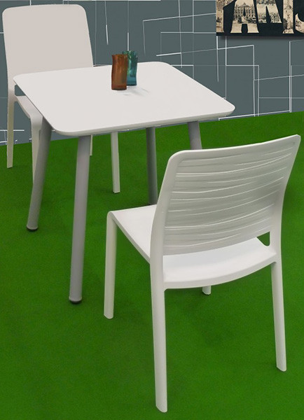 Стілець садовий пластиковий Evolutif Charlotte Deco Chair, білий Київ - фото 8