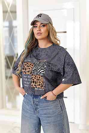 Стильна футболка тай-дай "Afro" (Туреччина) | Норма і батал Київ