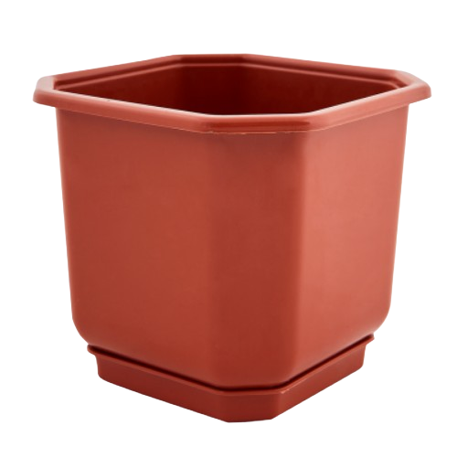 Вазон Дама з підставкою 12*12см теракот Алеана Житомир