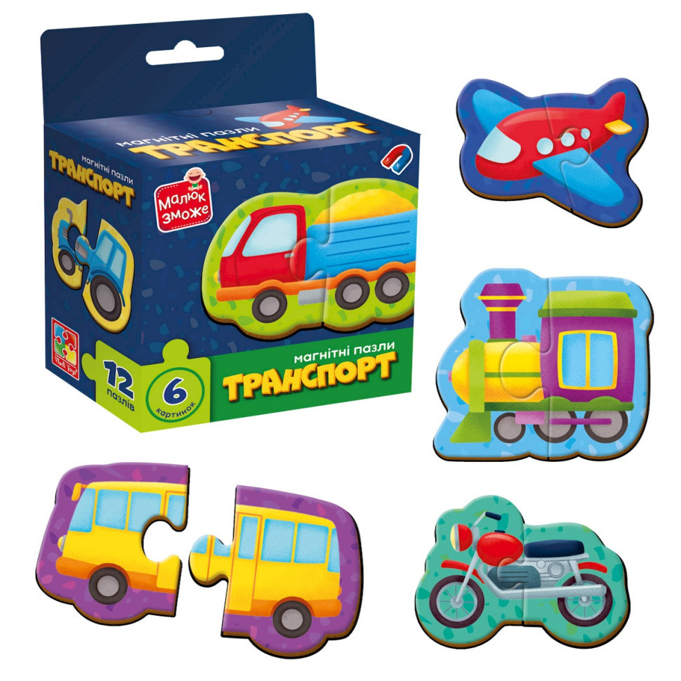Детские магнитные пазлы 