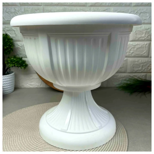 Вазон Леон з підставкою 31см білий Алеана Житомир - изображение 4