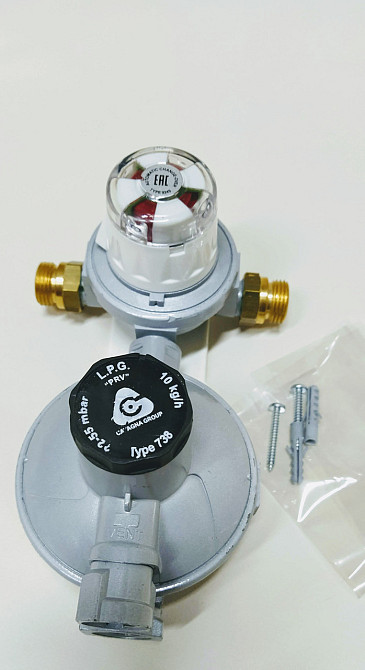 Редуктор Регулятор-автоматичний перемикач пропановий рампа CAVAGNA (Італія ) Type 738 Київ - фото 1