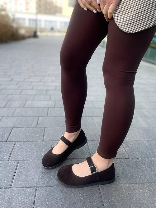 Лоферы женские MOD GAR шоколадные натуральная замша демисезонные размер 36-40 (9764) Коломыя - изображение 1