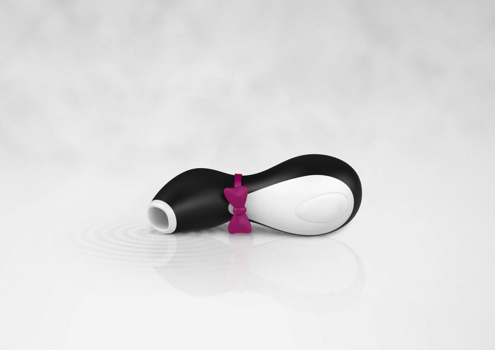 Вакуумний кліторальний стимулятор Satisfyer Penguin Sex Aura Київ - фото 9