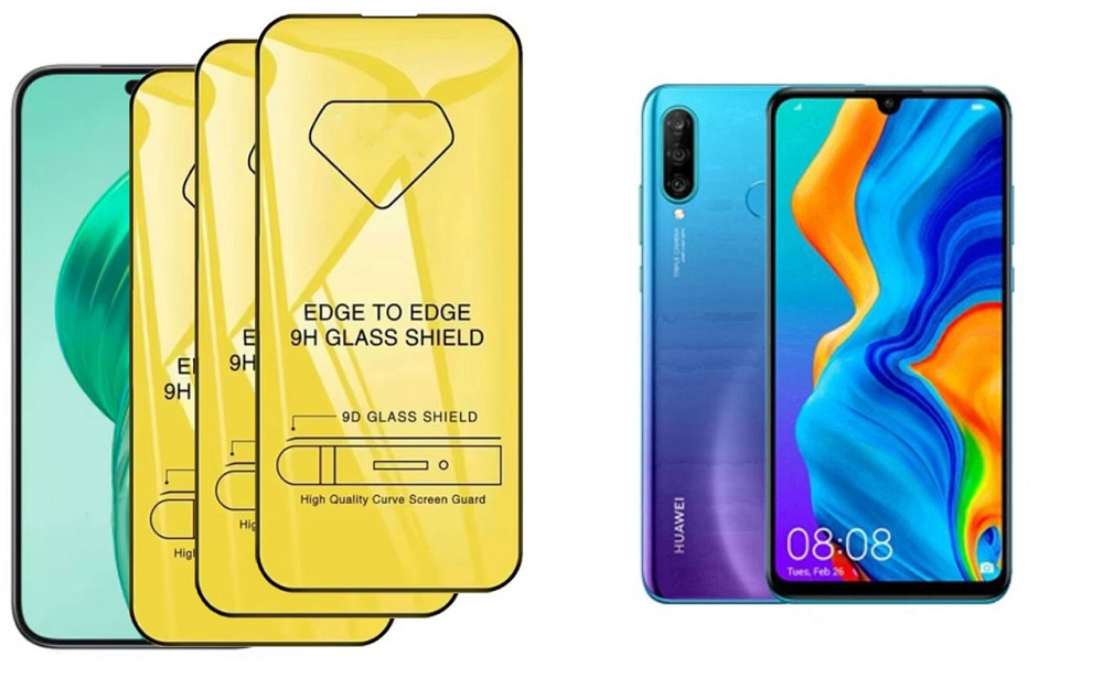 Захисне скло DefenzoGlass для Huawei P30 Lite – подвійна міцність Київ - фото 1