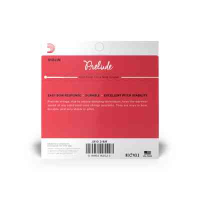 Струни для скрипки D&apos;Addario Prelude Violin String Set 3/4 Scale Medium Tension (J810 3/4M) Вінниця