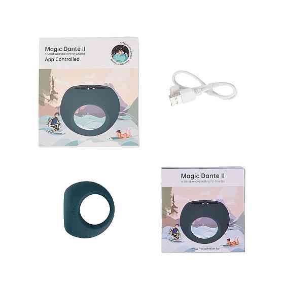 Ерекційне віброкільце Magic Motion Dante II, керування за допомогою смартфона Sex Aura Київ