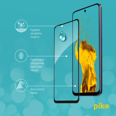 Скло захисне Piko Full Glue Infinix Hot 30 Play Black (1283126589553) Вінниця - фото 4