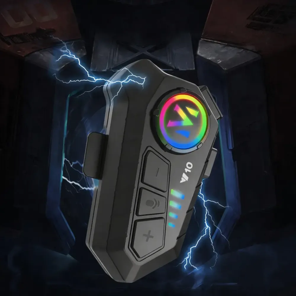 Беспроводная мотогарнитура Y10 на шлеме Bluetooth 5.3 Коломыя - изображение 1