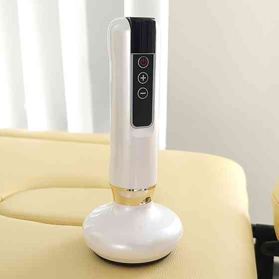 Акумуляторний вакуумний масажер від целюліту,12 режимів,з USB,Білий SBR Київ