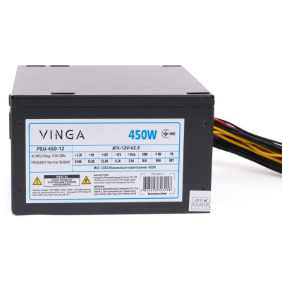 Блок питания Vinga 450W ОЕМ (PSU-450-12) Винница - изображение 6
