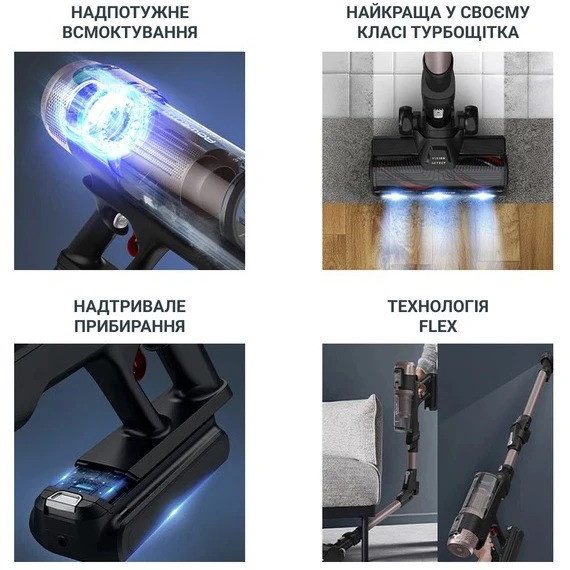 Акумуляторний мийний пилосос Rowenta X-Force Flex 16.60 Aqua Animal RH9CD9E0 ( 17557 ) Харків - фото 15