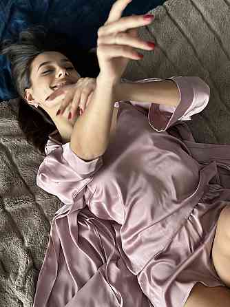 Пижама женская шелковая с шортами Какао XL/XXL Харьков