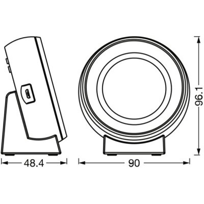 Нічник LEDVANCE NIGHTLUX CLOCK (4058075757721) Вінниця - фото 3