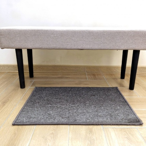 Килимок універсальний для підлоги тафтинг Mini 40*60см темно-сірий Дариана Житомир - фото 5