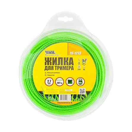 Жилка для тримера MASTERTOOL КВАДРАТ КРУЧЕНИЙ 2,70 мм 107 м блістер 19-1213 Коломия
