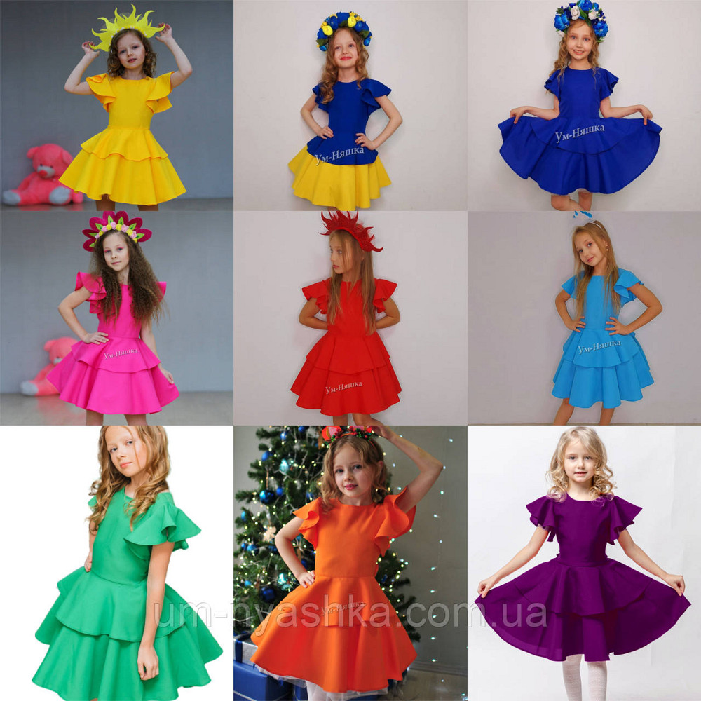 Детские нарядные платья разные цвета Кривой Рог - изображение 1