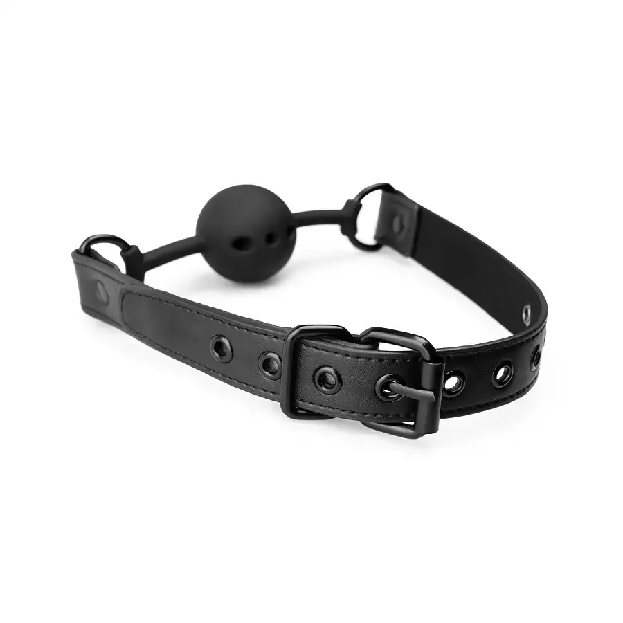 Кляп Bedroom Fantasies Ball Gag Breathable Silicone - Black Львів - фото 2