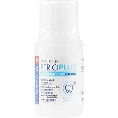 Ополіскувач для порожнини рота Curaprox PerioPlus+ Regenerate містить Citrox, гіалуронову кислоту та 0.09% хлоргексидину 200 мл (7612412426663) Вінниця