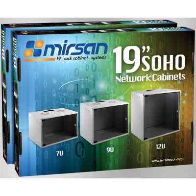 Шафа настінна Mirsan SOHO 9U 19&quot; 535x400, RAL 7035 (MR.SOH09U40DE.02) Вінниця