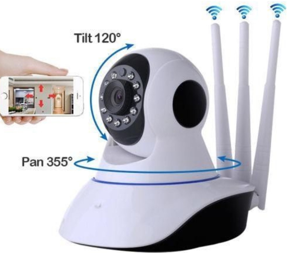 Безпроводная поворотная Wi-Fi IP Камера SMART Q5. Харьков - изображение 2