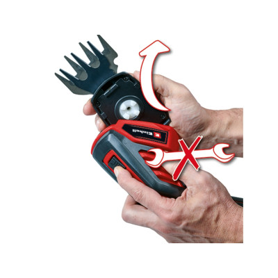 Кусторез Einhell GC-CG 36/70 Li, 3.6V, 2Ah, рез 7/11см, шаг реза 8мм (3410360) Винница - изображение 8