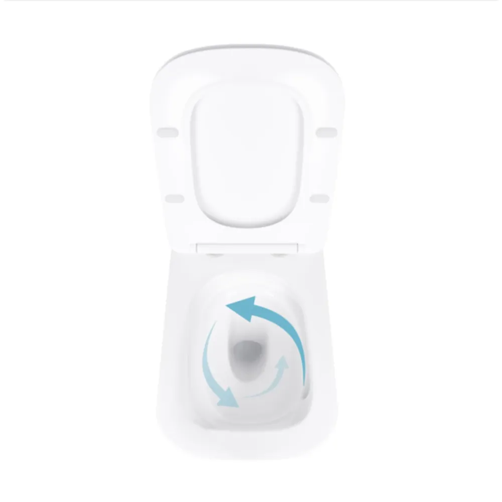 Унитаз подвесной Qtap Tern Ultra Quiet с сиденьем с сиденьем Soft-Close WHITE QT17332303AW Киев - изображение 13