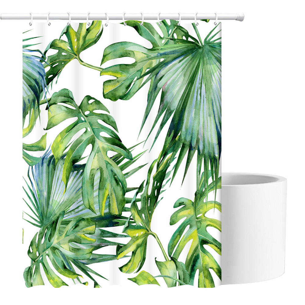 Шторка для ванни з поліестеру водонепроникна Bathlux 180x180 см з кільцями, фіранка для ванної кімнати Кам'янець-Подільський - фото 1