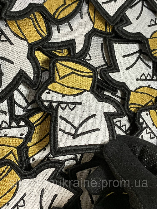 Шеврон Флорк акула (Форма контурна. На липучці) Розмір 8x7.5см Київ - фото 4