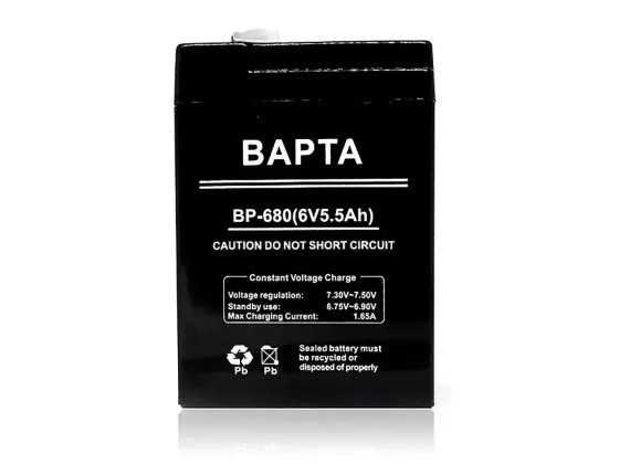 Акумулятор BAPTA BP-680 6V 5.5Ah для ДБЖ, сигналізації, ваг, кас та інших автономних пристроїв Одеса