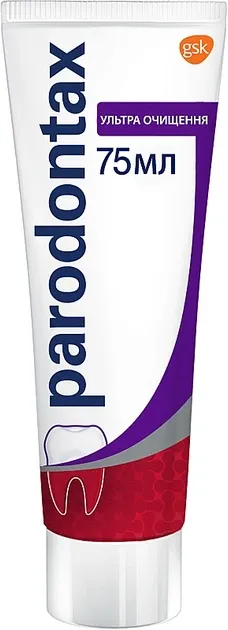 Зубна паста Parodontax Ультра Очищення 75 мл Київ - фото 1