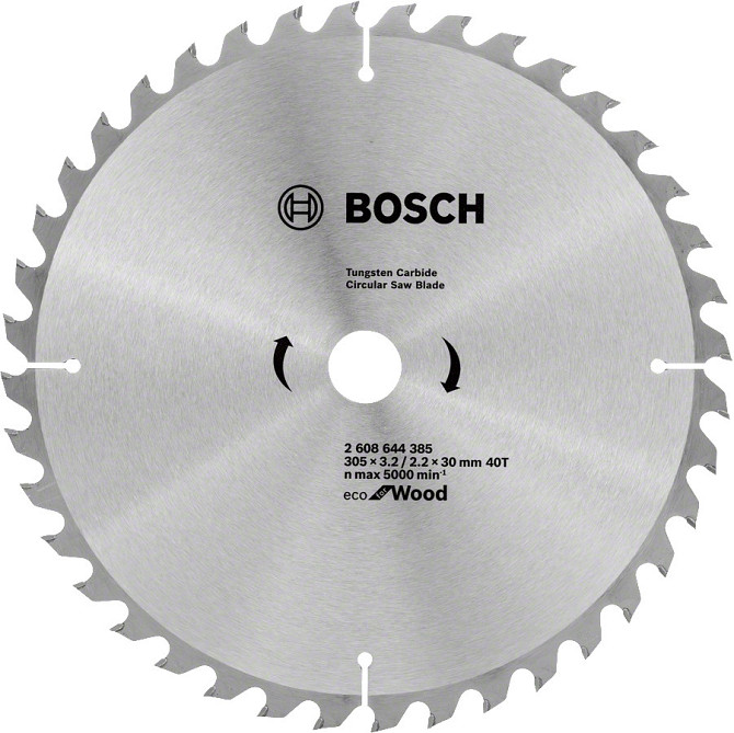 Диск пильный Bosch Eco WO 305x30-40T (2608644385) Коломия - фото 3