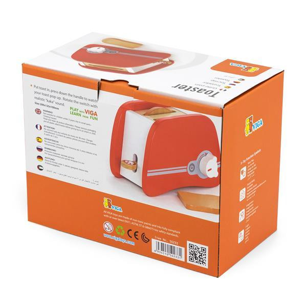 Іграшковий тостер Viga Toys з дерева (50233FSC) Харків - фото 6
