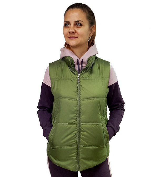 Женская короткая жилетка Киев - изображение 1