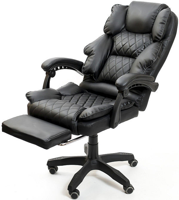 Кресло офисное Diego Comfort Pro черное Киев - изображение 6