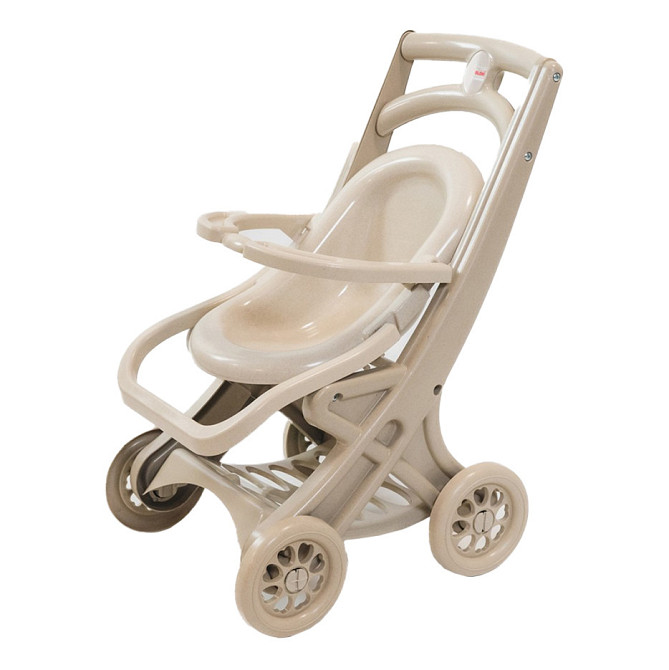 Коляска для ляльок з шезлонгом 0122/02eco бежевий Вінниця - фото 1