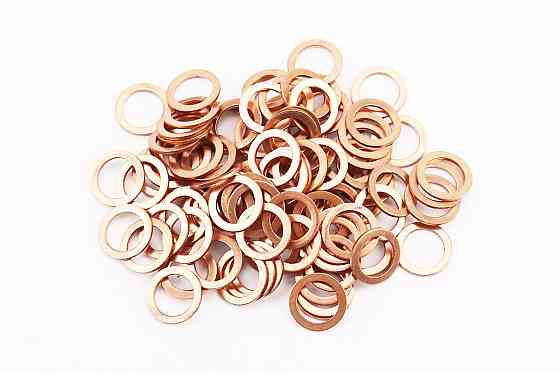 Шайба мідна 8x12x1мм DIN7603A, к-кт 100шт Київ