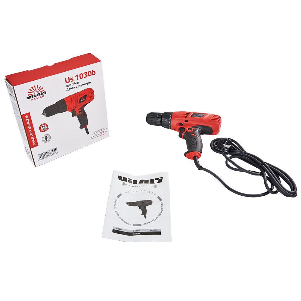 Дриль-шурупокрут електричний Vitals Master Us 1030b Харків - фото 7