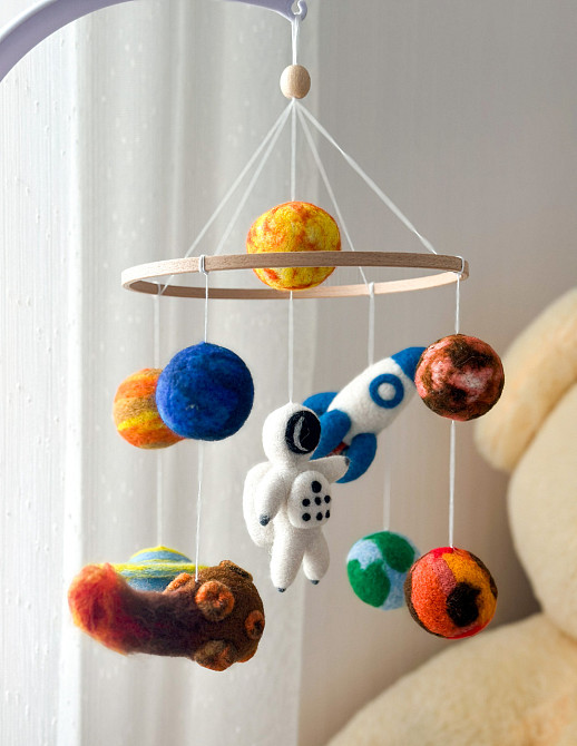 Дитячий мобіль на ліжечко «Космічний» Київ - фото 5