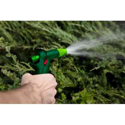 Зрошувач Verto пістолетний, 1/2&quot;-3/4&quot;, регулювання напору / розпилу води, тримач двокомпонентний (15G716) Вінниця