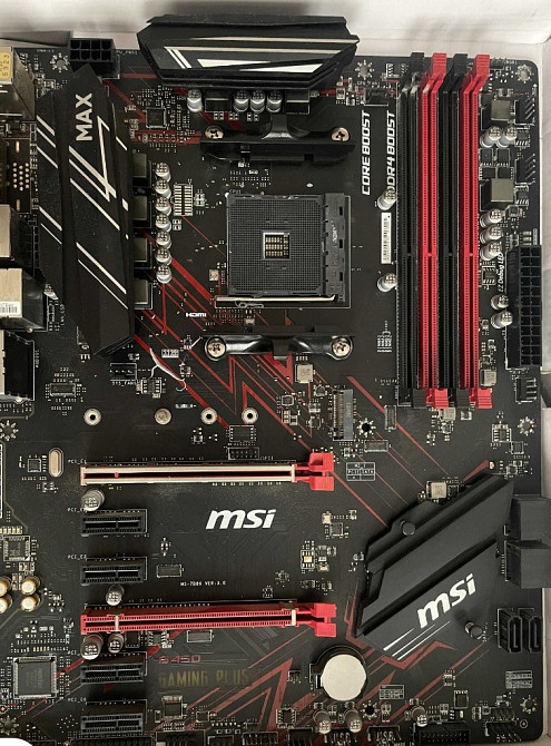 Материнська плата MSI B450 Gaming Plus MAX. Харків - фото 2