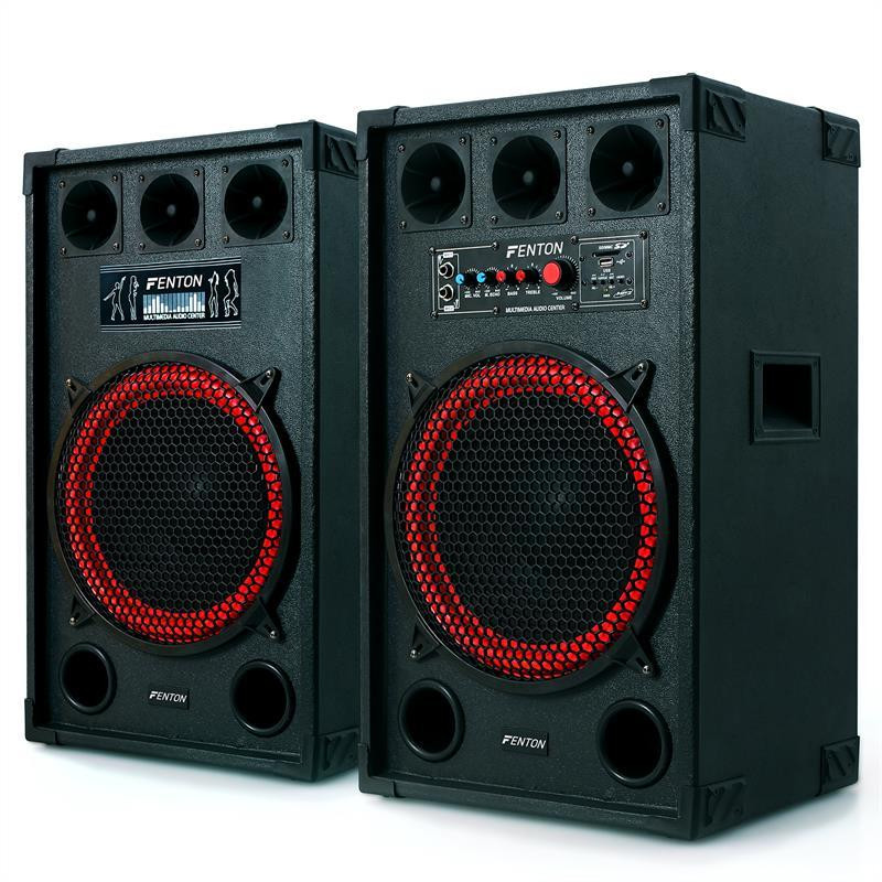 SPB-12 Active Passive Box Set 800 Вт 30 см НЧ-динамик USB/SD Bluetooth MP3 (Германия, читать описание) Ровно - изображение 7