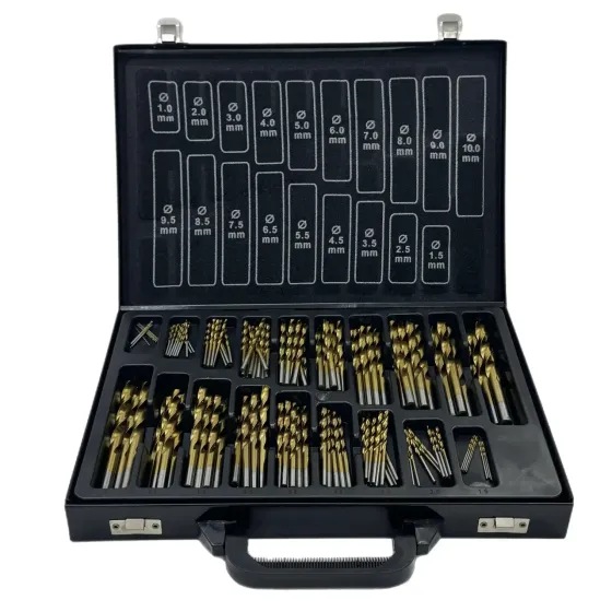 Свердла Tagred HSS-TiN – набір 170 шт, по сталі, титанове покриття Львів