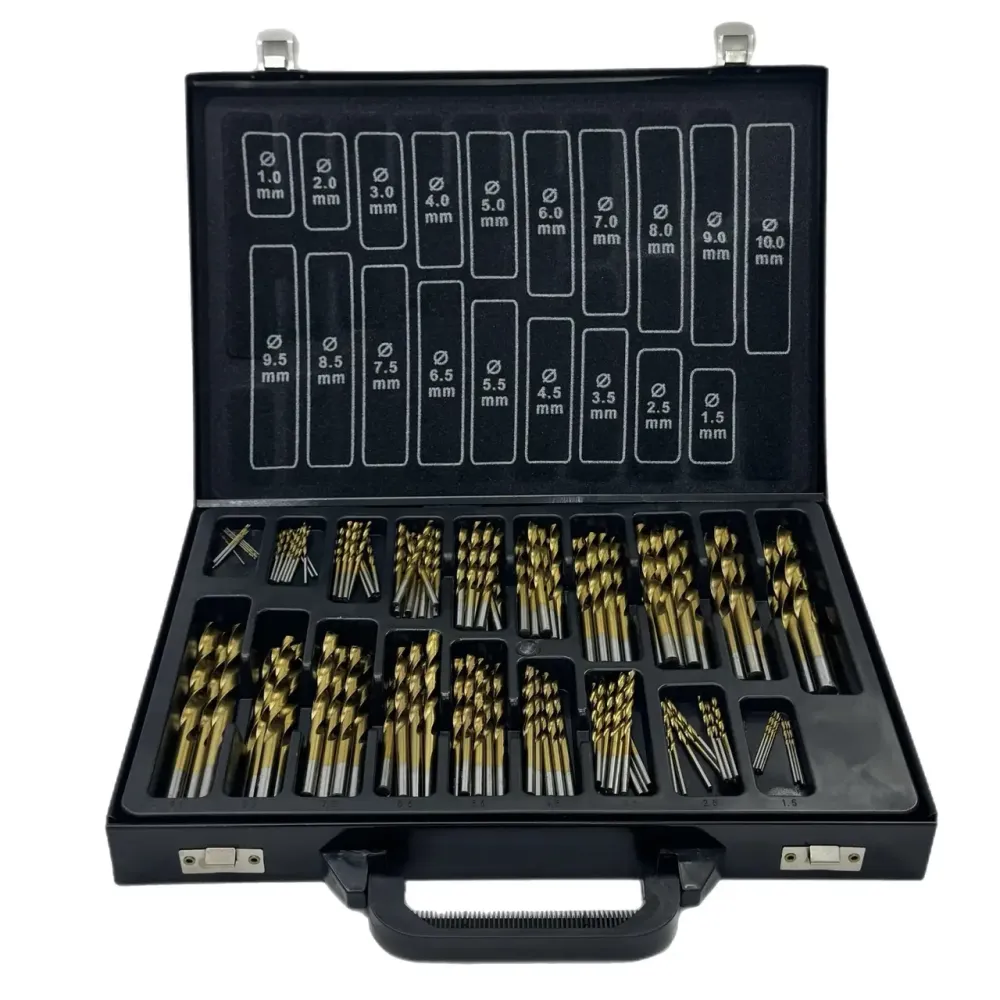 Свердла Tagred HSS-TiN – набір 170 шт, по сталі, титанове покриття Львів - фото 1