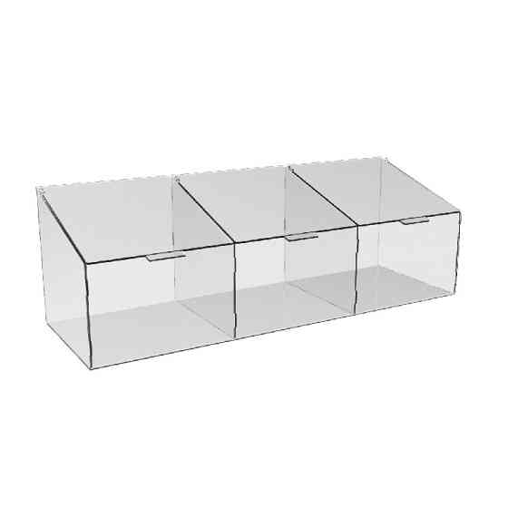 Диспенсер EKOSTAR для мармеладов, снеков, орехов 3 ячейки Киев